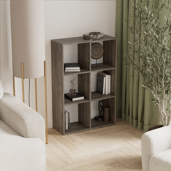 Стеллаж Кортекс-мебель КМ-33 6-секций