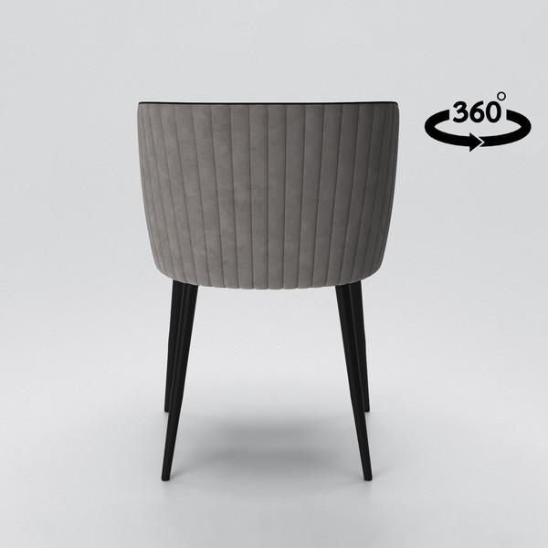 Стул Табурет Милано поворотный (бренди 05 кант черный/каркас черный)