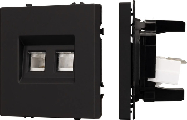 Розетка Arlight SCT-NOBE-MPC2-SFPL-BK / 054313