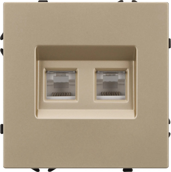 Розетка Arlight SCT-NOBE-MPC2-SFPL-GD / 054314 - фото