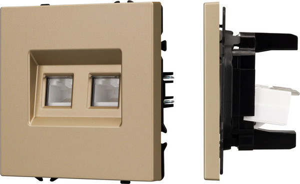 Розетка Arlight SCT-NOBE-MPC2-SFPL-GD / 054314