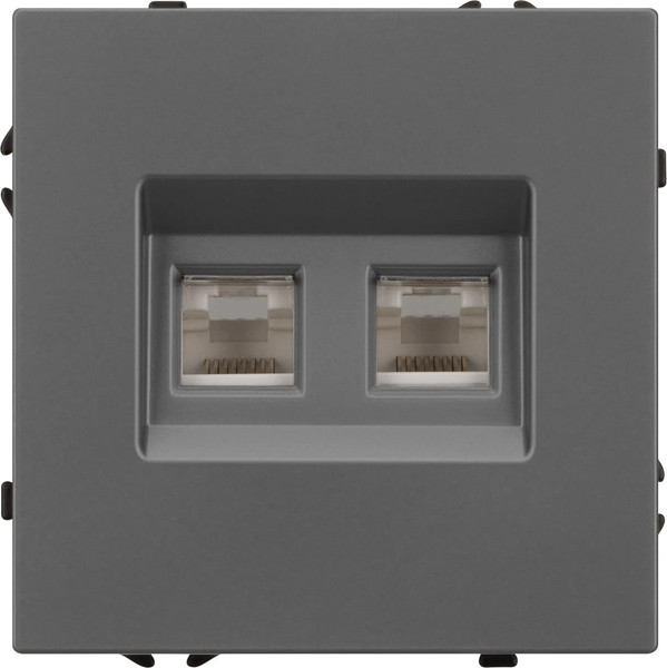 Розетка Arlight SCT-NOBE-MPC2-SFPL-GR / 054315 - фото