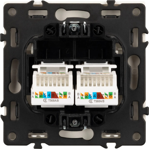 Розетка Arlight SCT-NOBE-MPC2-SFPL-WH / 054312