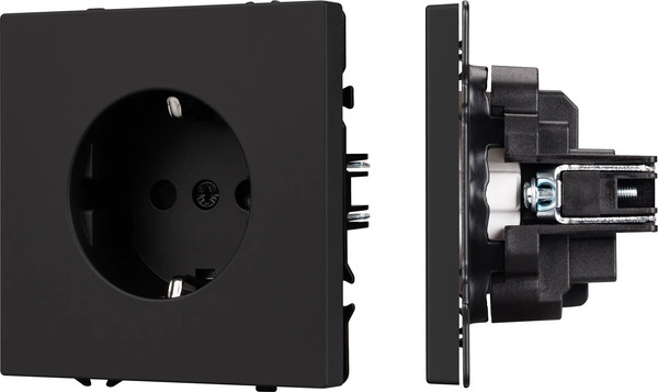 Розетка Arlight SCT-NOBE-MEU1-SFPL-BK / 054277