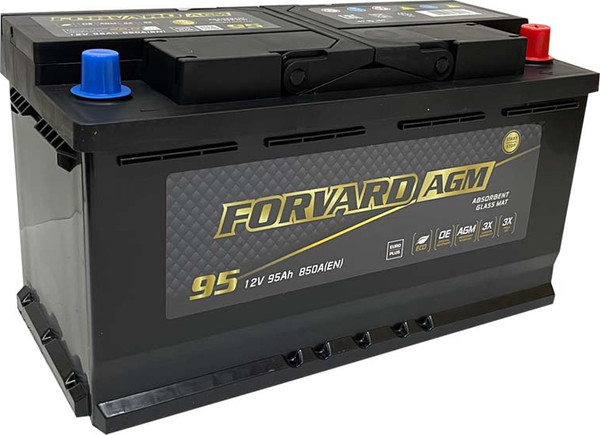 Автомобильный аккумулятор FORVARD AGM 95 Ah (0) 950A L6 12V95 AH AGM / FAL5.95.850.AGM - фото