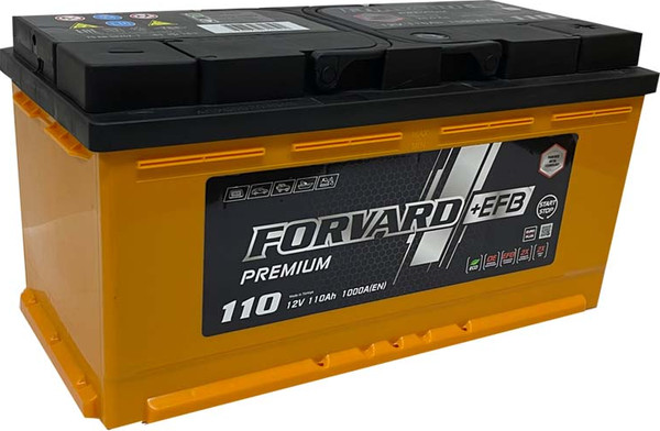 Автомобильный аккумулятор FORVARD EFB Premium 110 Ah (0) 1 000A 12V110 AH/L5 / FEPL5.110.100.SMF - фото