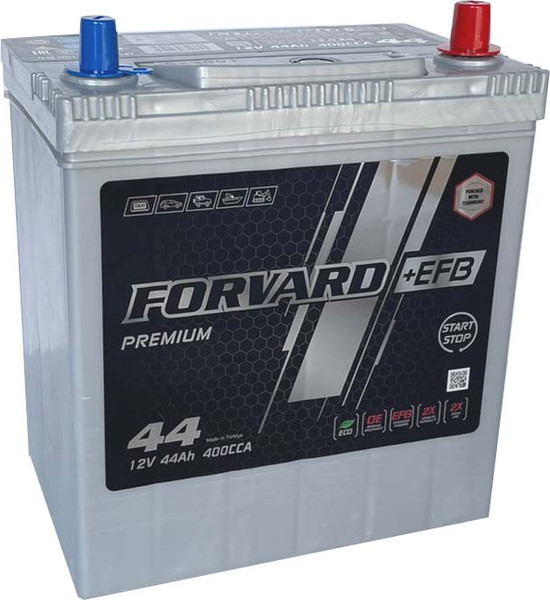 Автомобильный аккумулятор FORVARD EFB Premium Asia 400A B19 12V44 A / FEAB19.44.400.SMF+L - фото