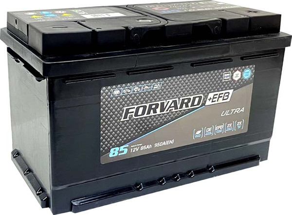 Автомобильный аккумулятор FORVARD EFB Ultra 950A L4 12V85 AH/L4-EFB / FEUL4.85.950.EFB - фото