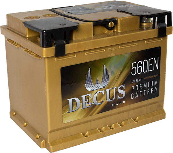 Автомобильный аккумулятор DECUS 56 Ah (0) 560A L2 6CT-56 / 056 255 K11 D - фото
