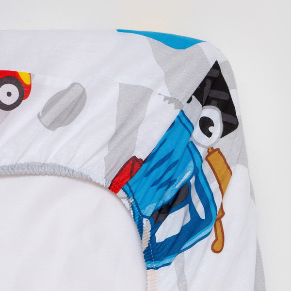 Комплект постельный для малышей Синий трактор Big Town / 7655011