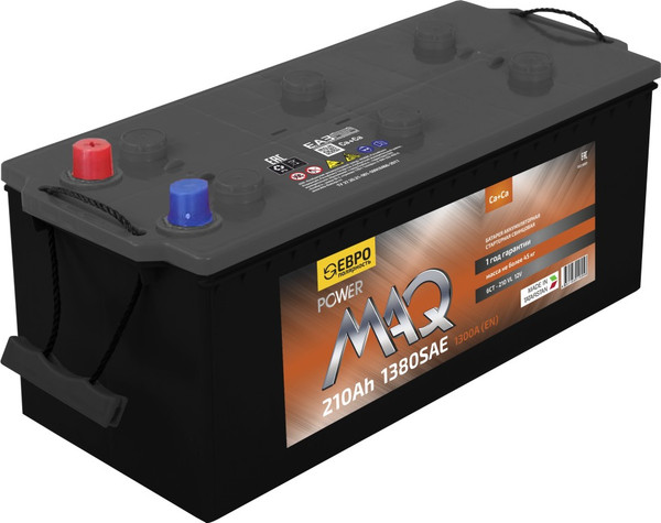 Автомобильный аккумулятор MAQ (3) борт 1 380A D5 6CT-210 / 210 023 K11 PM - фото