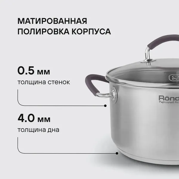 Кастрюля Rondell Akzent RDS-1388