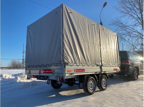 Прицеп для автомобиля Mullerwagen 2035 X2 Plat 3.51x2x0.33