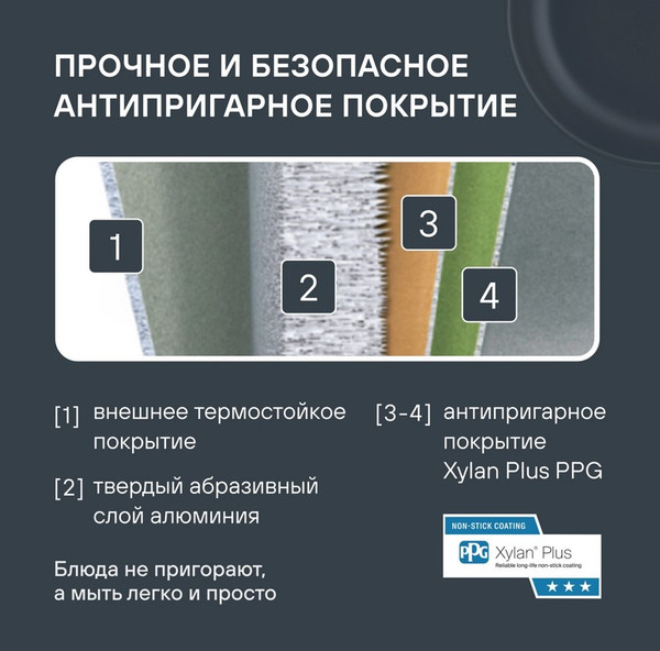 Набор сковородок Rondell Kortado RDA-1788