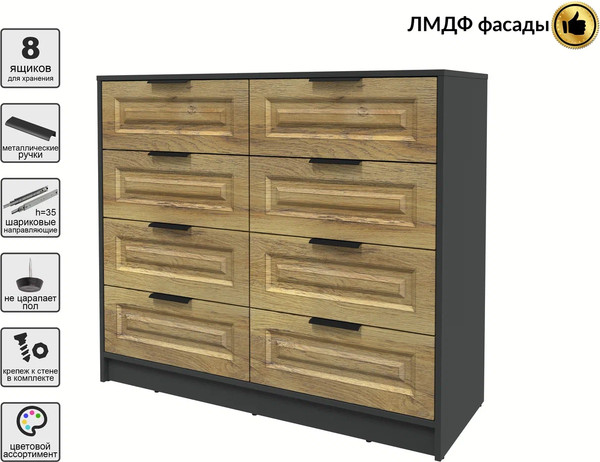 Комод Интерлиния Концепт КТ-К117 Деко