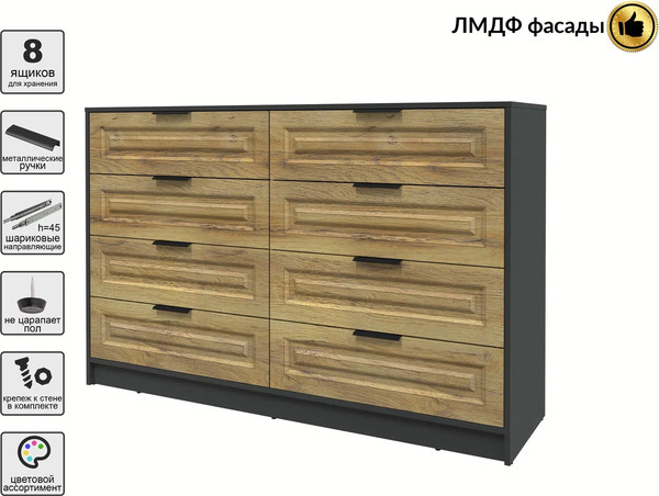 Комод Интерлиния Концепт КТ-К157 Деко