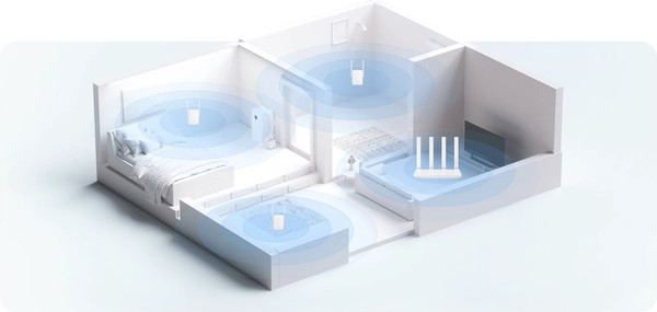 Усилитель беспроводного сигнала Xiaomi Range Extender AX1500 RN12 / DVB4515GL