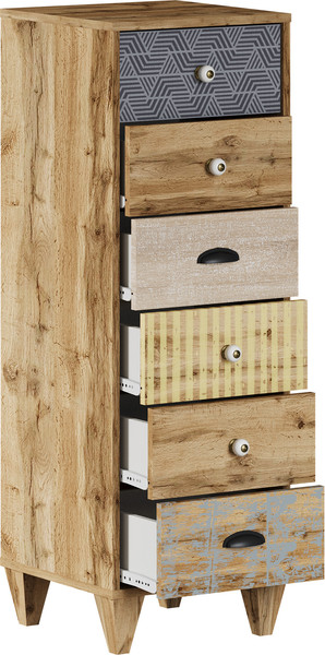 Комод MODULA Нордика INV10T-6S-402/402/1179(24)