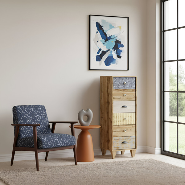 Комод MODULA Нордика INV10T-6S-402/402/1179(24)