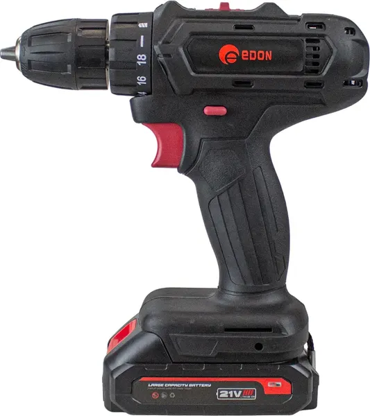 Аккумуляторная дрель-шуруповерт Edon AD-21C / 15419