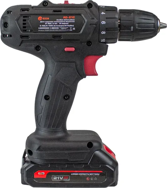 Аккумуляторная дрель-шуруповерт Edon AD-21C / 15419