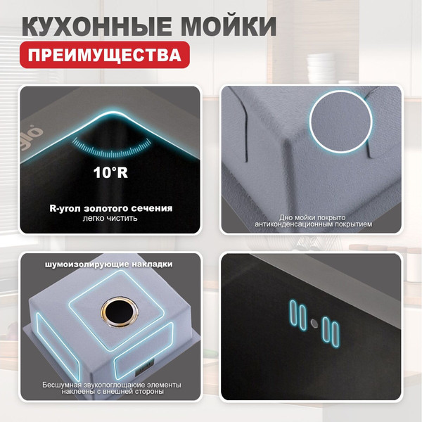 Мойка кухонная Raglo R703.5044.09