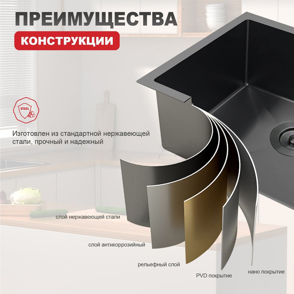 Мойка кухонная Raglo R703.5044.09