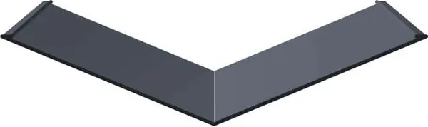 Ендова Скайпрофиль Нижний 0.5-Пэ Rooftop Matte (СтБархат)-RAL7016 - фото