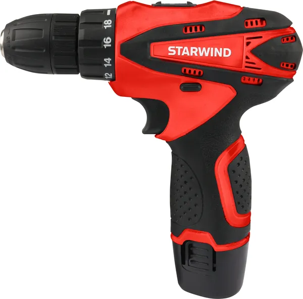 Аккумуляторная дрель-шуруповерт StarWind CDT12-1.5/1S0 - фото