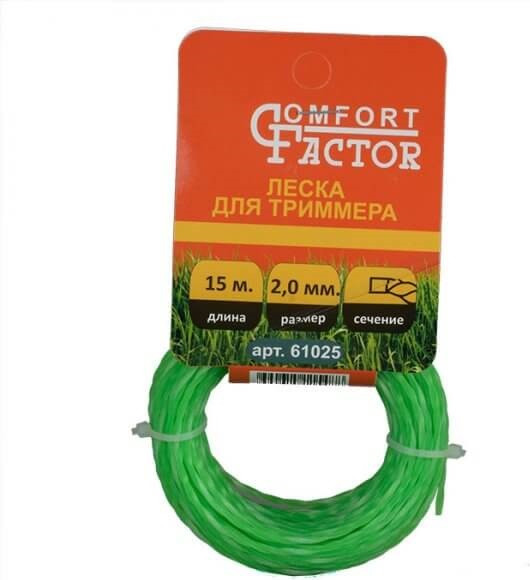Леска для триммера Comfort Factor Квадрат Крученый 61025 / D89012 - фото