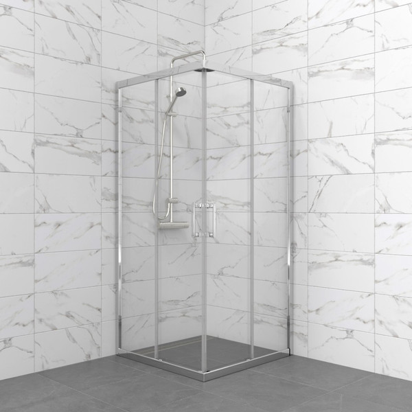 Душевой уголок Triton Фикс-Хром 80x80