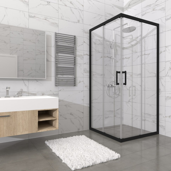 Душевой уголок Triton Фикс-Блэк 80x80