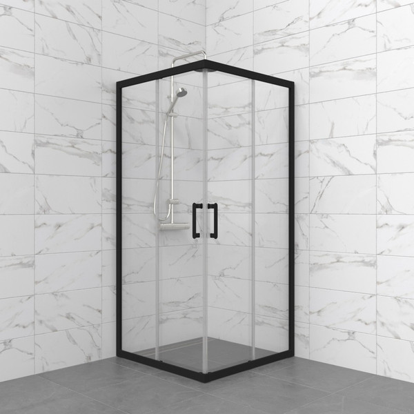 Душевой уголок Triton Фикс-Блэк 80x80