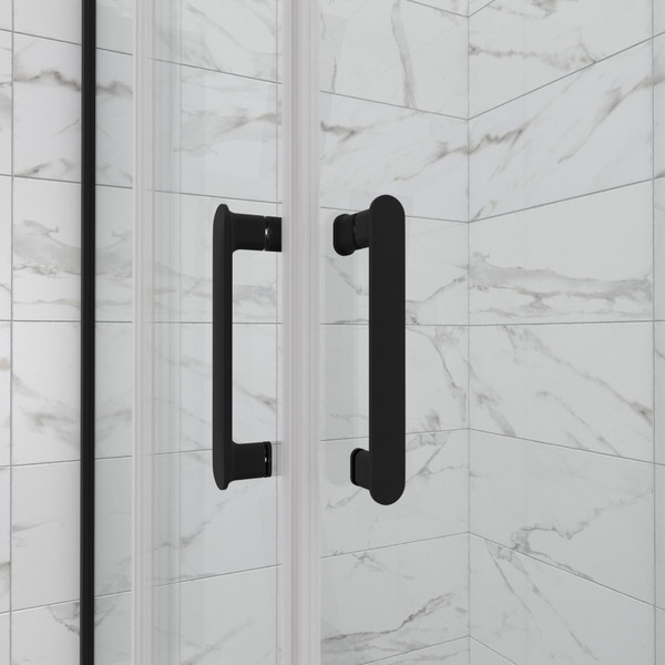 Душевой уголок Triton Фикс-Блэк 80x80