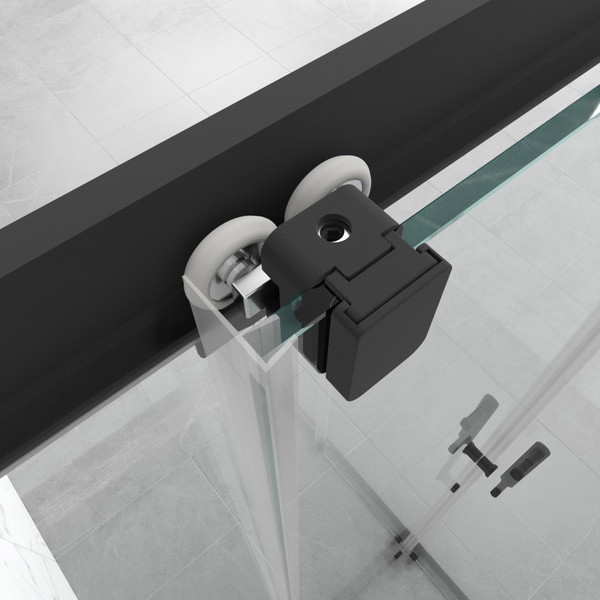 Душевой уголок Triton Фикс-Блэк 80x80