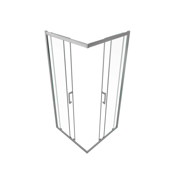 Душевой уголок Triton Фикс-Хром 100x100