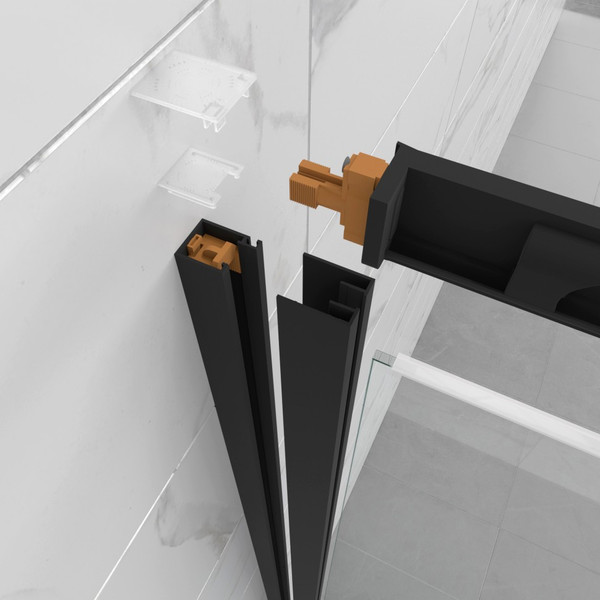 Душевой уголок Triton Фикс-Блэк 100x100