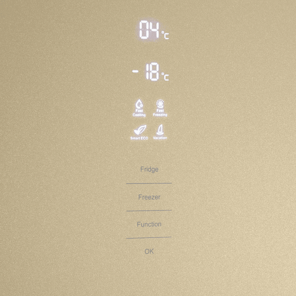 Холодильник с морозильником Maunfeld MFF 200NFBG Inverter