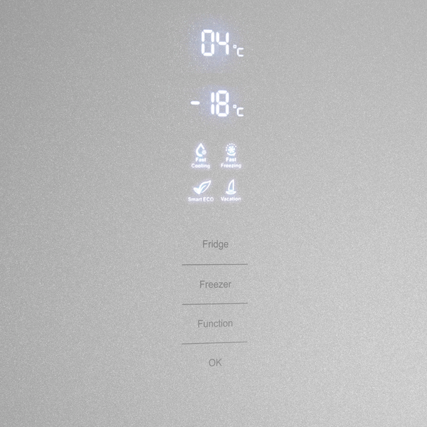 Холодильник с морозильником Maunfeld MFF 185NFS Inverter