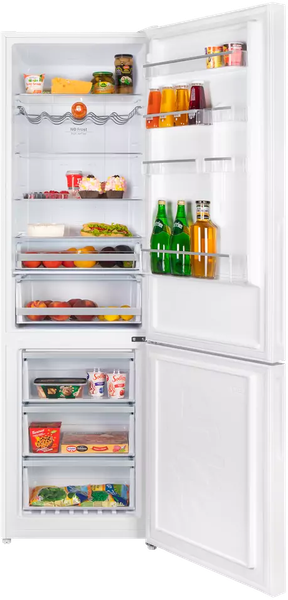 Холодильник с морозильником Maunfeld MFF 200NFW Inverter