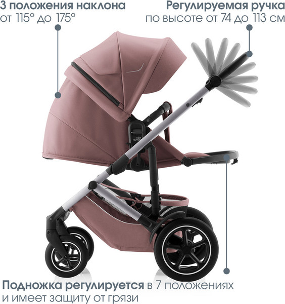 Детская универсальная коляска Britax Romer 2в1 Smile 5Z Classic / SM37986