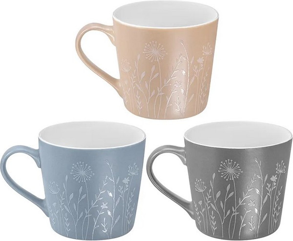 Набор кружек Elan Gallery Полевые цветы / 880239