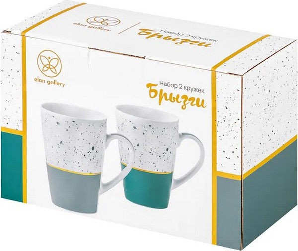 Набор кружек Elan Gallery Брызги / 880245