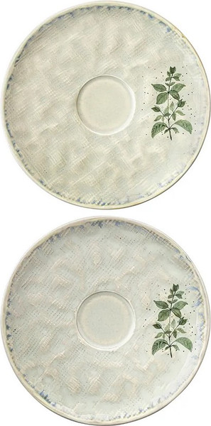 Чашка с блюдцем Elan Gallery Лимонная мята / 880254