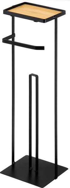 Стойка для туалетной бумаги El Casa Черная / 240475