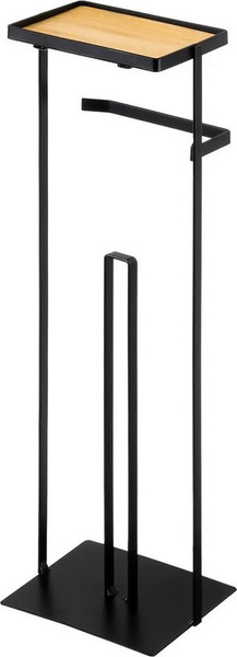 Стойка для туалетной бумаги El Casa Черная / 240475