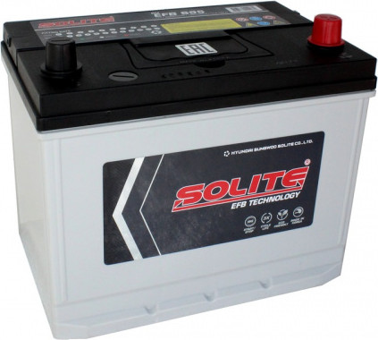 Автомобильный аккумулятор Solite Asia EFB 80 Ah (0) борт 790A D26 / EFB S95 (B/H) - фото
