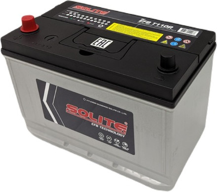 Автомобильный аккумулятор Solite Asia EFB 90 Ah (1) борт 880A D31 / EFB T110R (B/H) - фото