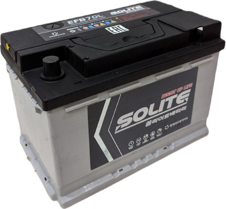 Автомобильный аккумулятор Solite EFB (0) 680A L3 / EFB 70 - фото