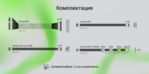 Блок питания для компьютера Digma DPSU-450W-WH
